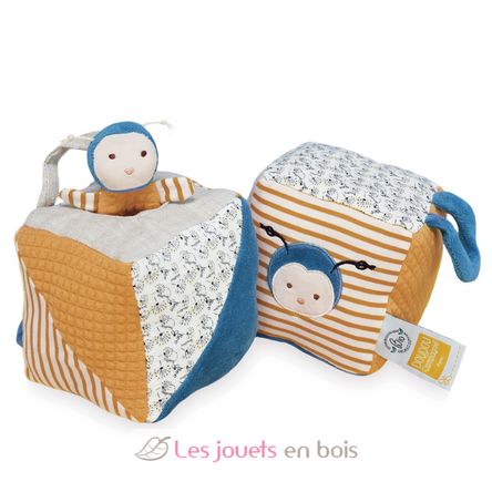 Cube d'activités Pollen l'Abeille Bio DC3848 Doudou et Compagnie 2