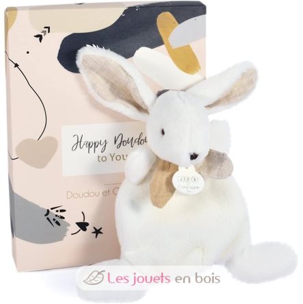 Happy Wild Mini Doudou Lapin beige 17 cm DC3881 Doudou et Compagnie 1