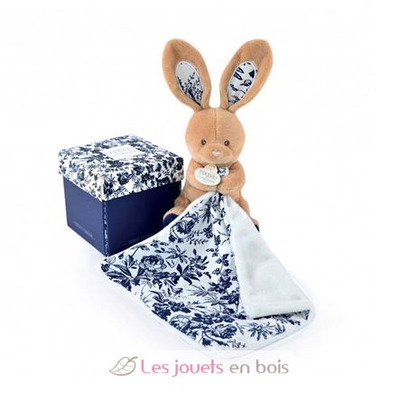 Doudou Pantin Lapin bleu marine DC4016 Doudou et Compagnie 1