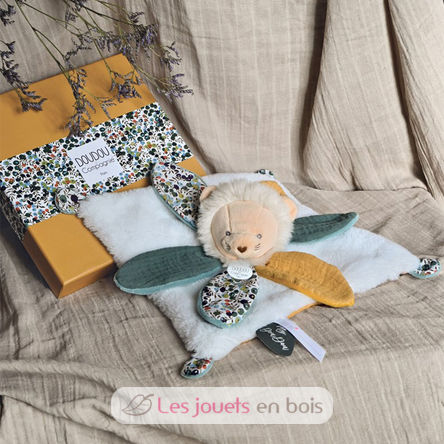 Doudou pétale lion blanc DC4025 Doudou et Compagnie 3