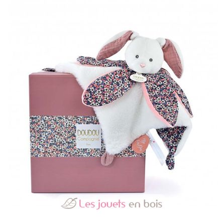 Doudou pétale lapin rose DC4027 Doudou et Compagnie 1