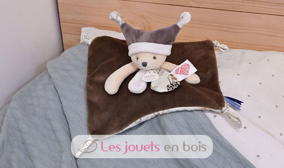 Doudou ours marron à histoires DC4058 Doudou et Compagnie 3