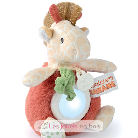 Peluche veilleuse girafe 15 cm DC4075 Doudou et Compagnie 4