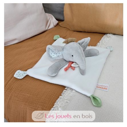 Doudou plat éléphant gris 25 cm DC4078 Doudou et Compagnie 2