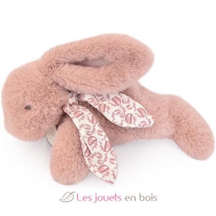 Peluche lapin rose poudré 25 cm DC4140 Doudou et Compagnie 1