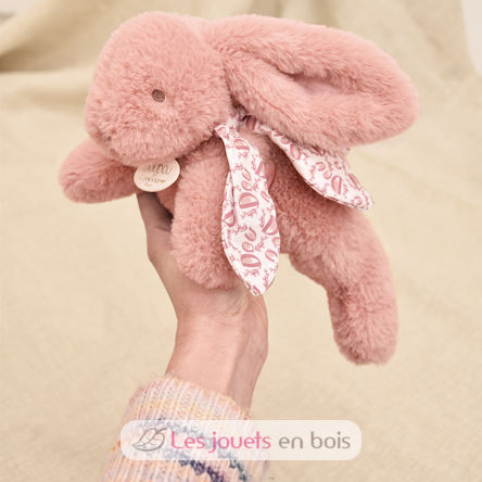 Peluche lapin rose poudré 25 cm DC4140 Doudou et Compagnie 2
