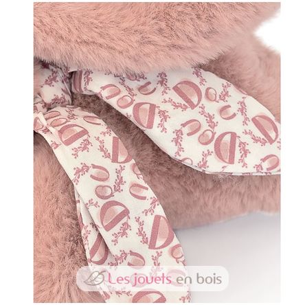 Peluche lapin rose poudré 25 cm DC4140 Doudou et Compagnie 3