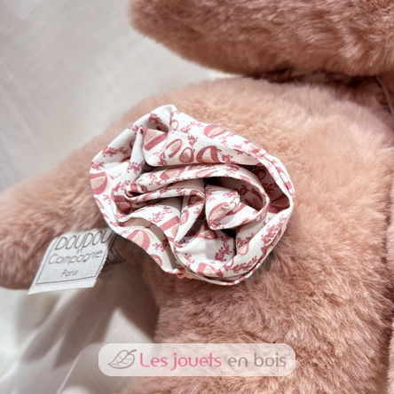 Peluche lapin rose poudré 25 cm DC4140 Doudou et Compagnie 4