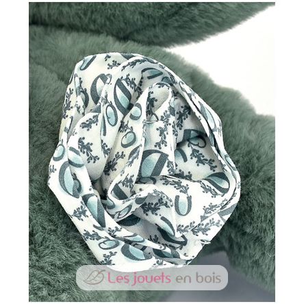 Peluche lapin vert sauge 25 cm DC4143 Doudou et Compagnie 3