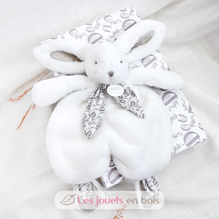 Doudou lapin blanc 29 cm DC4148 Doudou et Compagnie 2