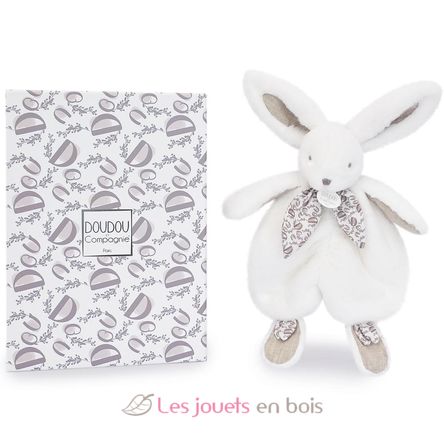 Doudou lapin blanc 29 cm DC4148 Doudou et Compagnie 3