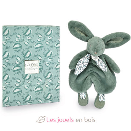 Doudou lapin vert sauge 29 cm DC4149 Doudou et Compagnie 2