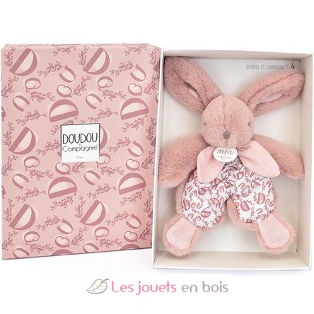 Doudou lapin rose 18 cm DC4153 Doudou et Compagnie 2