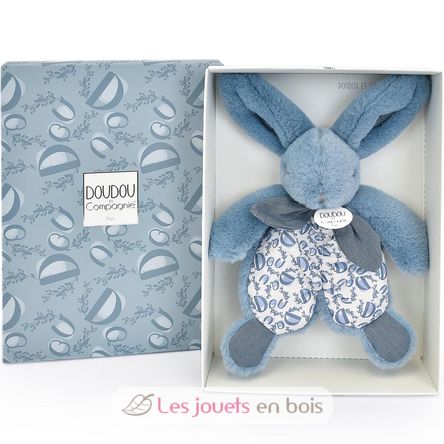 Doudou lapin bleu 18 cm DC4154 Doudou et Compagnie 2