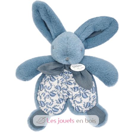 Doudou lapin bleu 18 cm DC4154 Doudou et Compagnie 1
