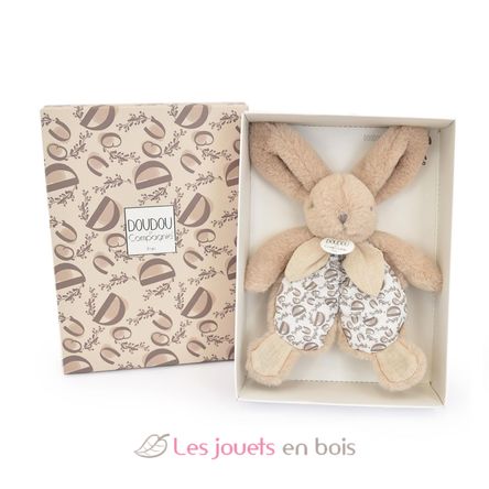Doudou lapin beige sable 18 cm DC4192 Doudou et Compagnie 2