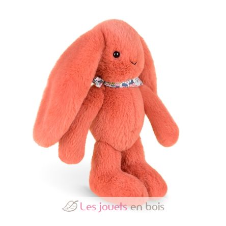 Peluche Lapin Fleurette terracotta 25 cm DC4298 Doudou et Compagnie 4