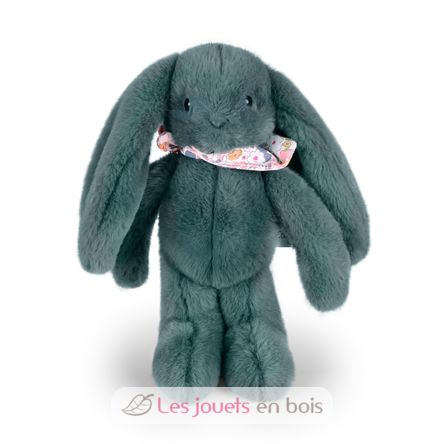 Peluche Lapin Fleurette vert 25 cm DC4300 Doudou et Compagnie 3