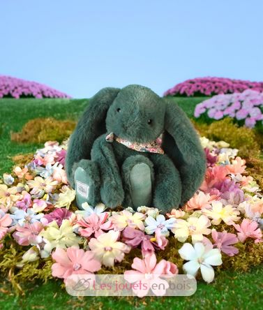 Peluche Lapin Fleurette vert 25 cm DC4300 Doudou et Compagnie 4