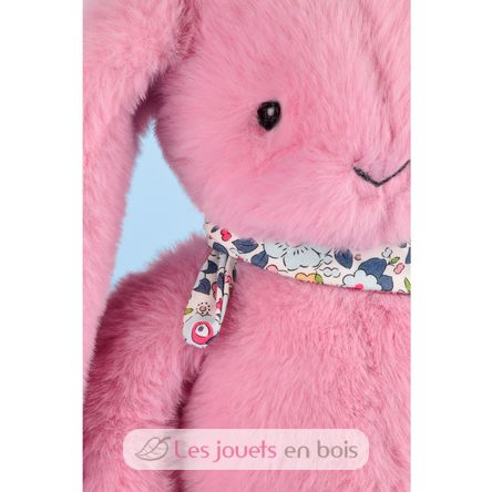 Peluche Lapin Fleurette rose 35 cm DC4302 Doudou et Compagnie 7