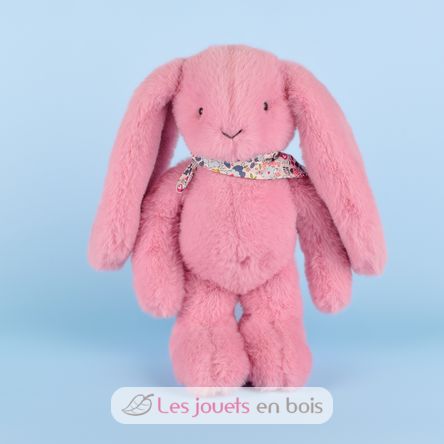 Peluche Lapin Fleurette rose 35 cm DC4302 Doudou et Compagnie 8