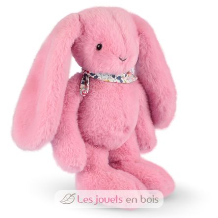 Peluche Lapin Fleurette rose 35 cm DC4302 Doudou et Compagnie 3