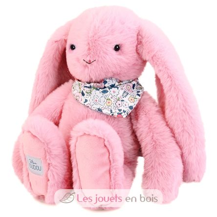 Peluche Lapin Fleurette rose 35 cm DC4302 Doudou et Compagnie 2