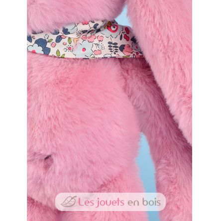 Peluche Lapin Fleurette rose 35 cm DC4302 Doudou et Compagnie 6