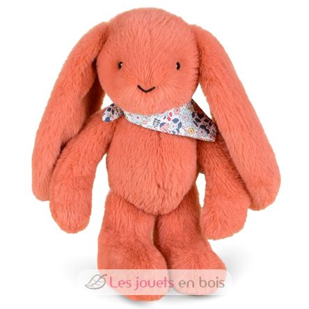 Peluche Lapin Fleurette terracotta 35 cm DC4303 Doudou et Compagnie 3