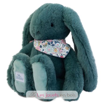 Peluche Lapin Fleurette vert 35 cm DC4305 Doudou et Compagnie 2