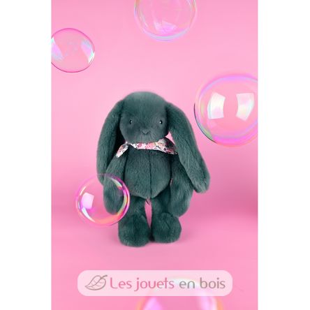Peluche Lapin Fleurette vert 35 cm DC4305 Doudou et Compagnie 6