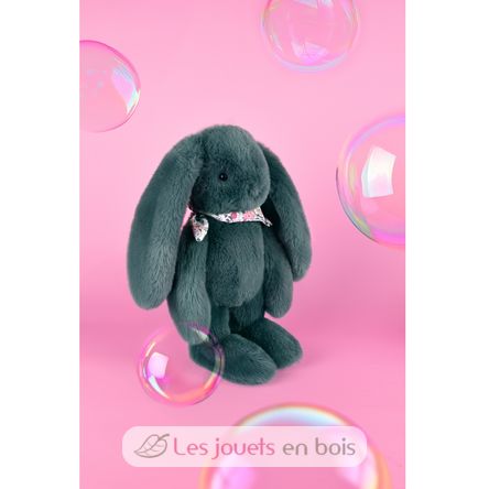 Peluche Lapin Fleurette vert 35 cm DC4305 Doudou et Compagnie 7