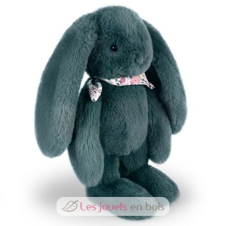 Peluche Lapin Fleurette vert 35 cm DC4305 Doudou et Compagnie 4