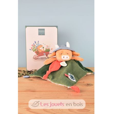 Doudou plat Aneth la vache 27 cm DC4322 Doudou et Compagnie 4