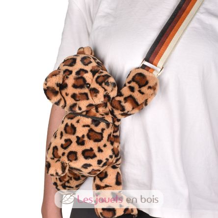 Sac bandoulière ours léopard en peluche DC4566 Doudou et Compagnie 4