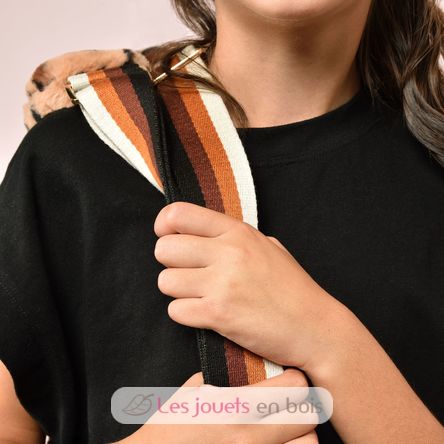 Sac bandoulière ours léopard en peluche DC4566 Doudou et Compagnie 5