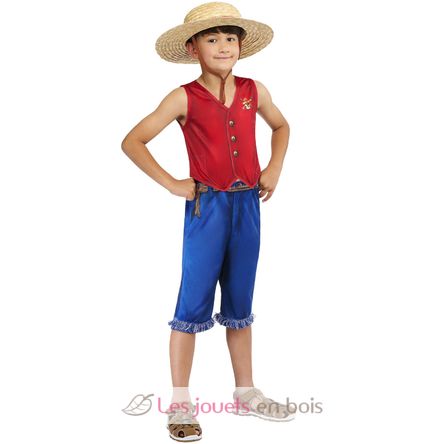 Déguisement Luffy One Piece 9-10 ans R1003074-T910 Rubies 3