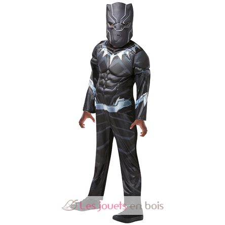 Déguisement Black Panther avec muscles 5-6 ans RU-R640909-T56 Rubies 1