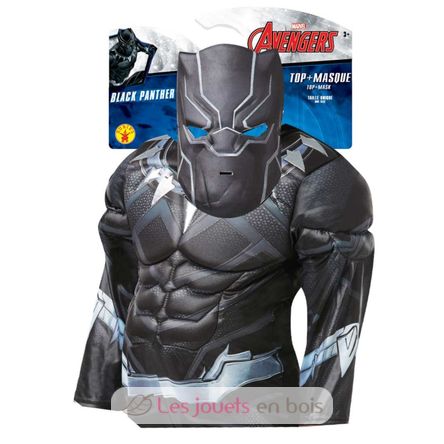 Déguisement Black Panther avec muscles 5-6 ans RU-R640909-T56 Rubies 2