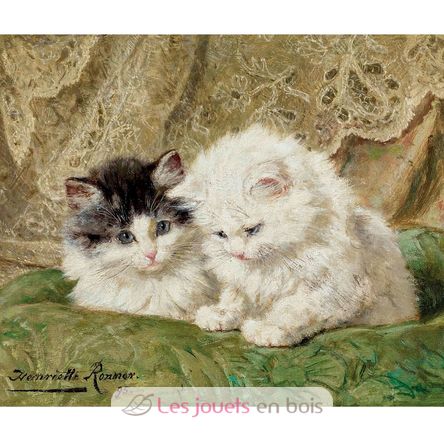 Deux chatons de Ronner-Knip A1368-80 Puzzle Michèle Wilson 4