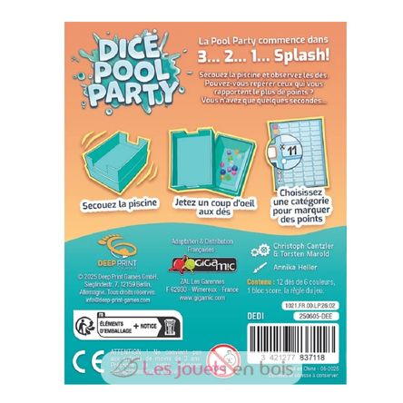 Dice Pool Party GI-DEDI Gigamic 2