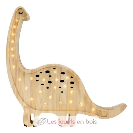 Lampe Veilleuse Diplodocus bois naturel LL014-000 Little Lights 1