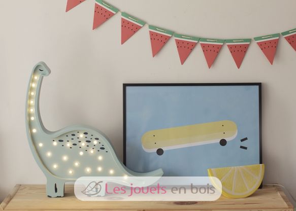 Lampe Veilleuse Diplodocus Bleu LL014-440 Little Lights 4