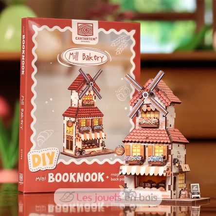 Mini Book Nook La boulangerie du moulin CT104 Cartartem 3