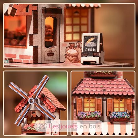 Mini Book Nook La boulangerie du moulin CT104 Cartartem 5