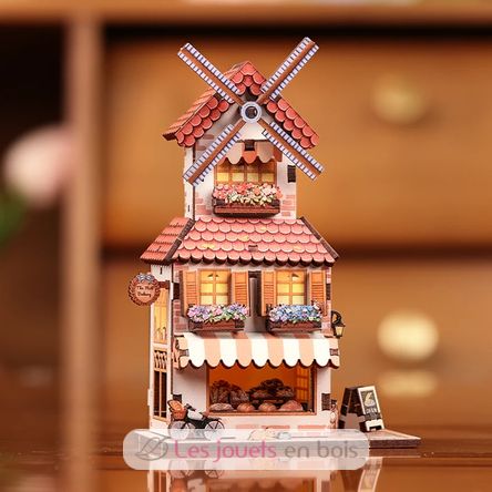 Mini Book Nook La boulangerie du moulin CT104 Cartartem 2