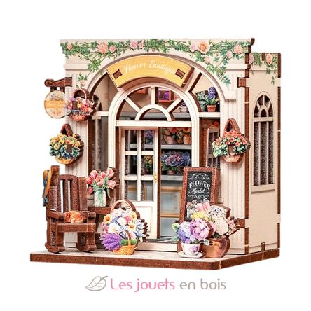 Mini Book Nook La boutique de fleurs CT103 Cartartem 1