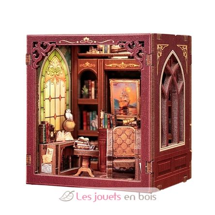 Mini Book Nook Le salon du gentleman CT101 Cartartem 1