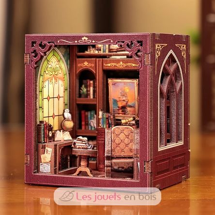 Mini Book Nook Le salon du gentleman CT101 Cartartem 2