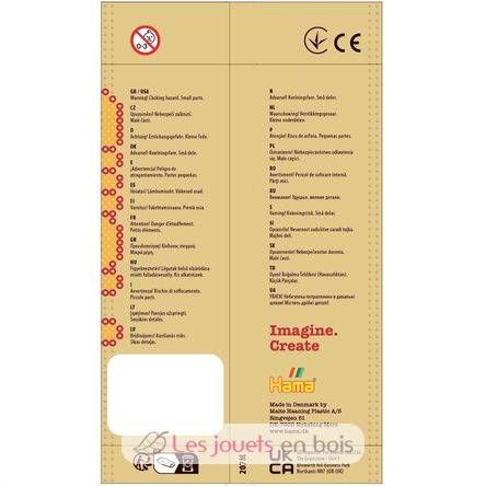 Sachet 1000 perles plastique Midi mix bicolores HAMA-207-90 Hama 6